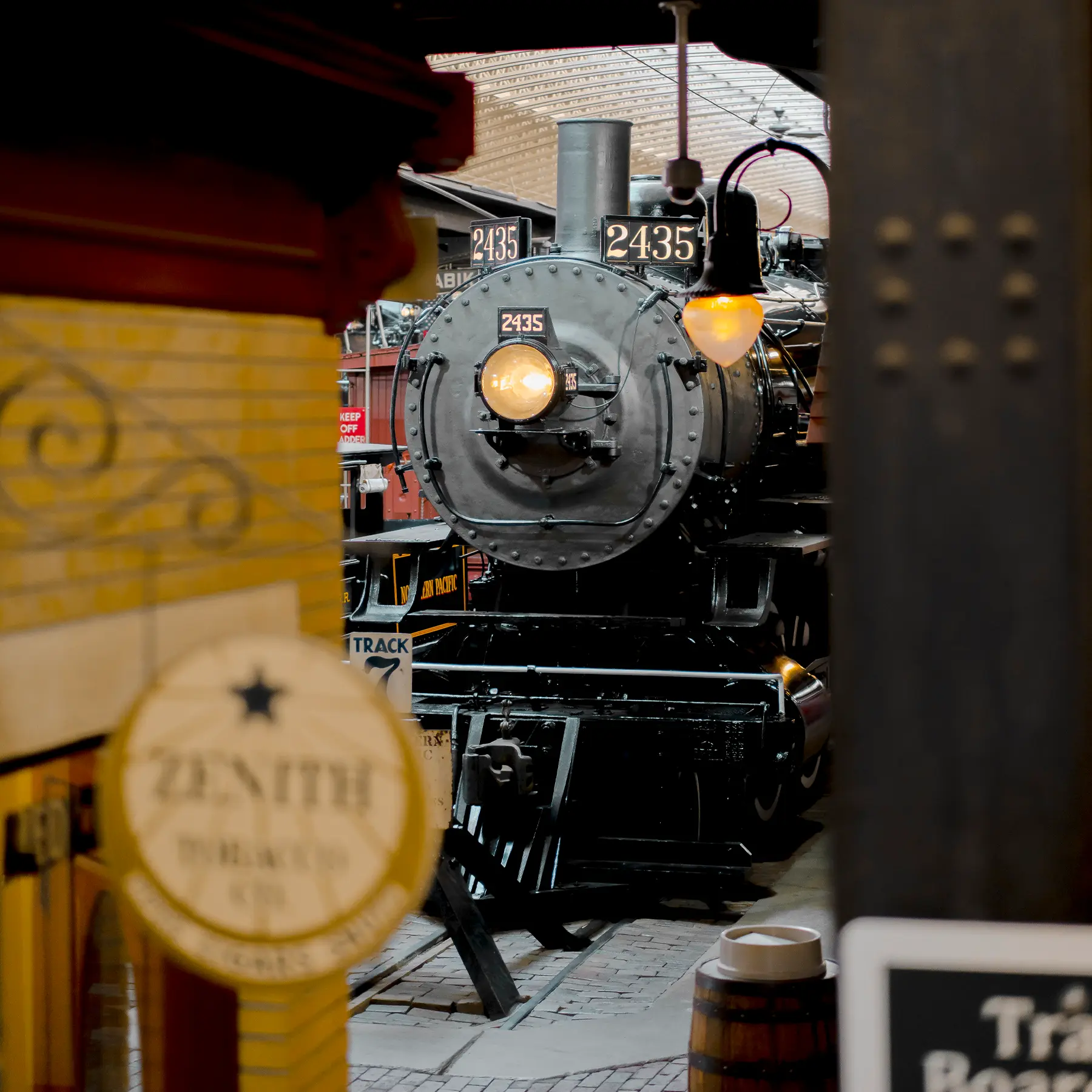 Locomotive Train the Depot