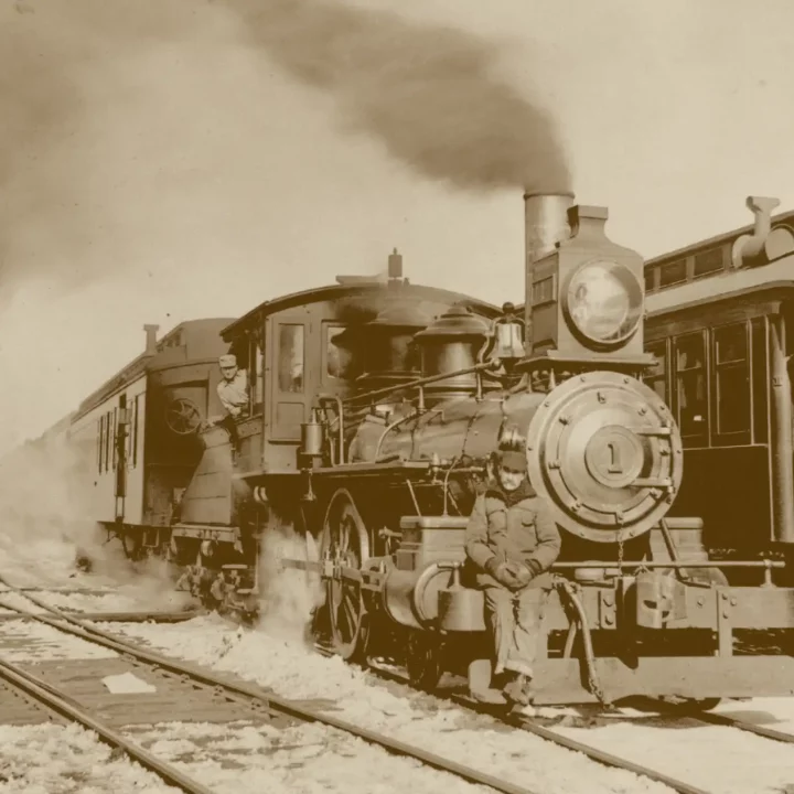 Steam Train at The Depot